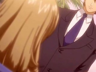 Blonde Anime Mistress Pumped From Behind