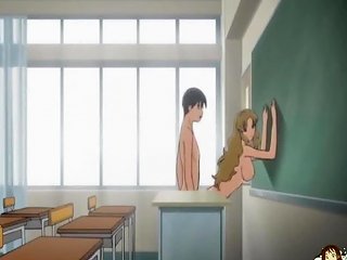 Teacher Gets Creampied By A Student In Class Hentai XXX